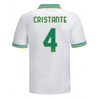Camisa de Futebol AS Roma Bryan Cristante #4 Equipamento Alternativo 2025-26 Manga Curta